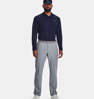 Under Armour Matchplay Herren Langarm-Poloshirt, dunkelblau