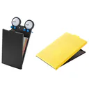 JuCad Scorekartenhalter, schwarz/gelb Abdeckungs