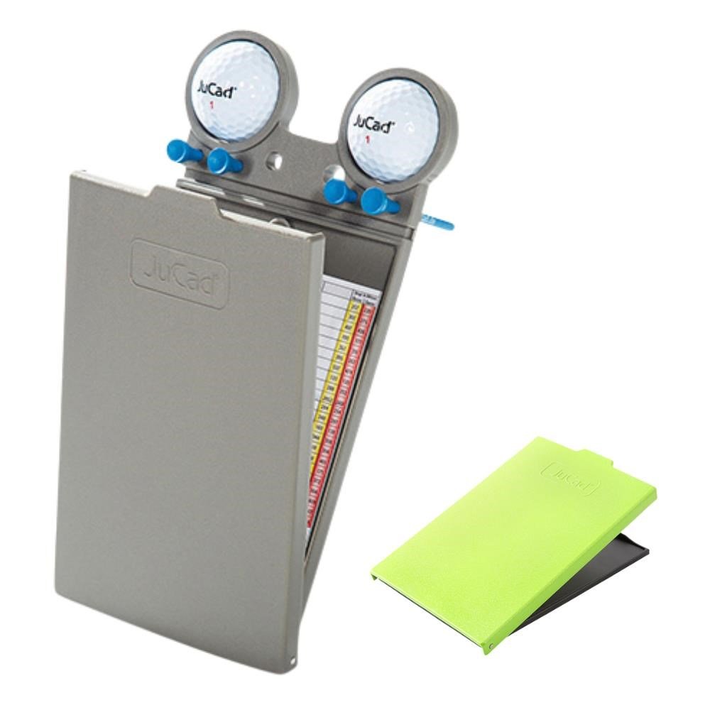 JuCad Scorekartenhalter, titanium/grün Abdeckungs