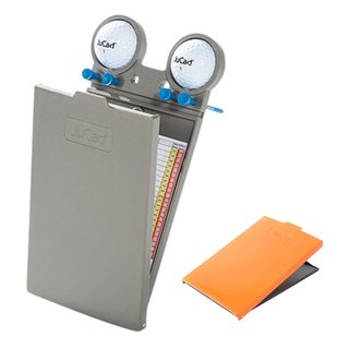 JuCad Scorekartenhalter, titanium/orange Abdeckungs