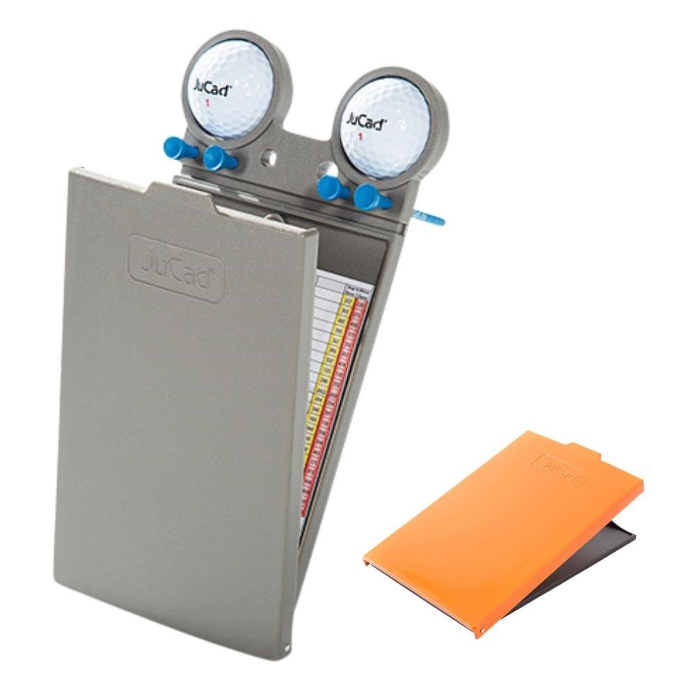 JuCad Scorekartenhalter, titanium/orange Abdeckungs
