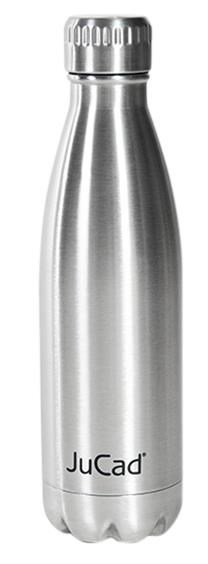 JuCad Stainless Steel Isolierflasche, Edelstahl