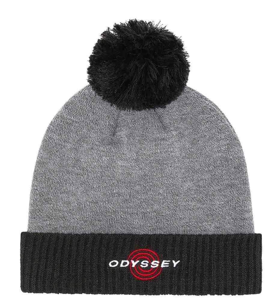 Callaway TA Pom Beanie Wintermütze, grau/schwarz