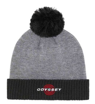 Callaway TA Pom Beanie Wintermütze, grau/schwarz