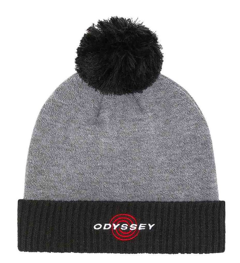 Callaway TA Pom Beanie Wintermütze, grau/schwarz