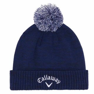 Callaway TA Pom Beanie Wintermütze, dunkelblau
