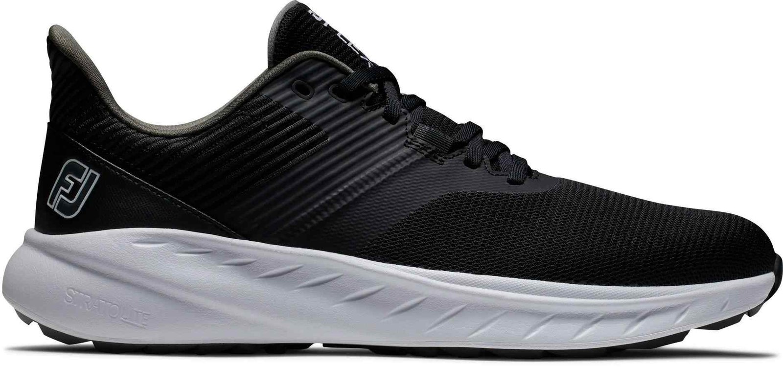 FootJoy Flex Herren Golfschuhe, schwarz/weiss
