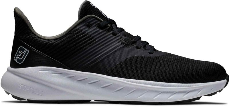 FootJoy Flex Herren Golfschuhe, schwarz/weiss