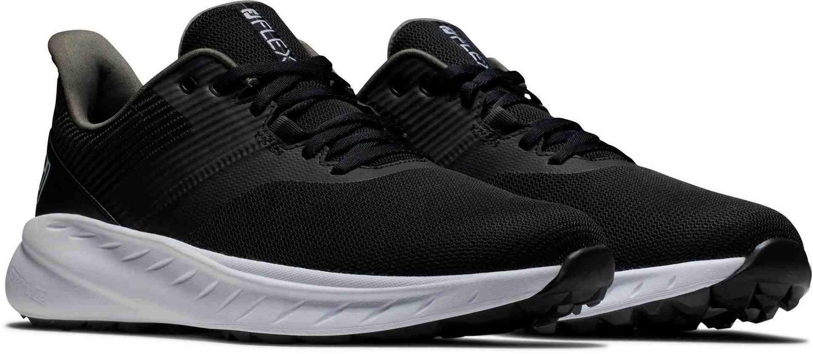 FootJoy Flex Herren Golfschuhe, schwarz/weiss