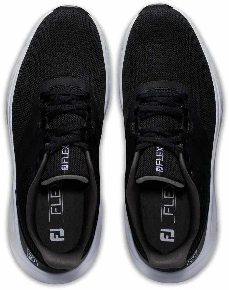 FootJoy Flex Herren Golfschuhe, schwarz/weiss