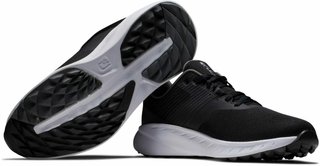 FootJoy Flex Herren Golfschuhe, schwarz/weiss