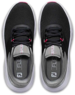 FootJoy Flex Damen Golfschuhe, schwarz/grau