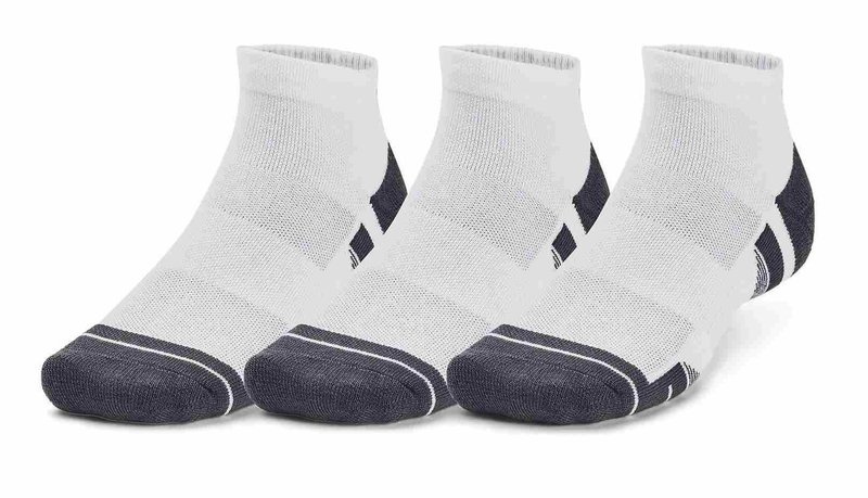 Under Armour Performance Tech Herren Socken, weiss, 3 Paar