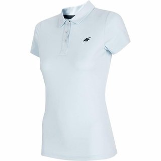 4F Damen Poloshirt, blau