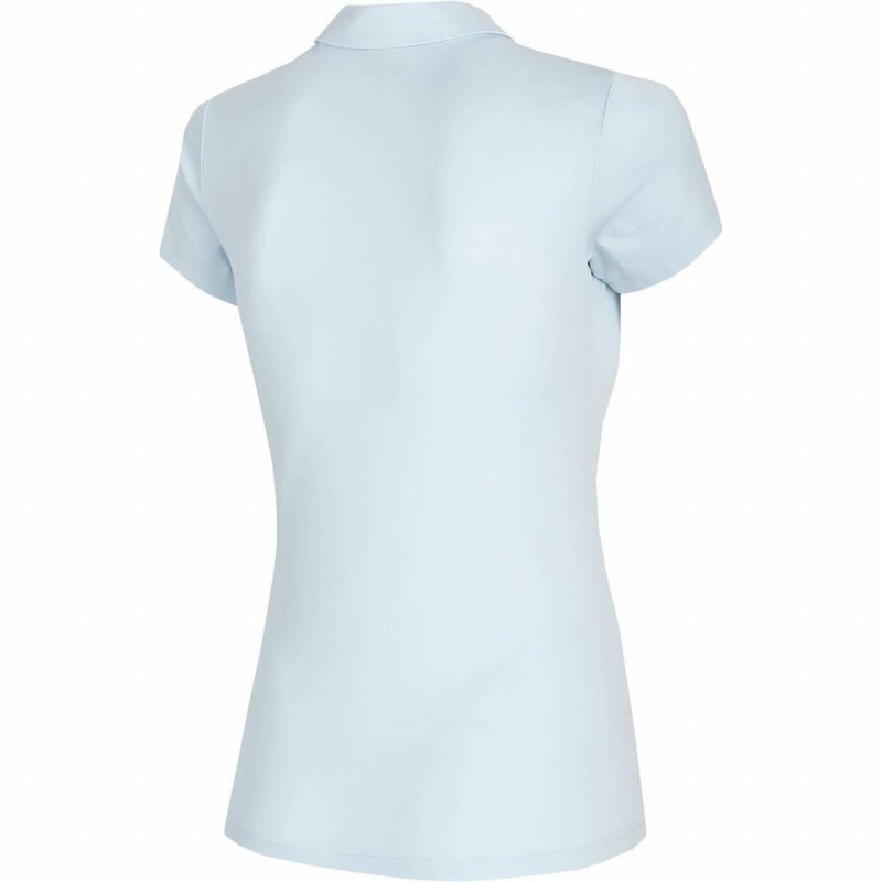 4F Damen Poloshirt, blau