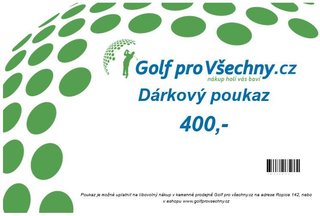 Dárkový poukaz v hodnotě 400,-