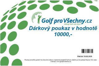 Dárkový poukaz v hodnotě 10000,-