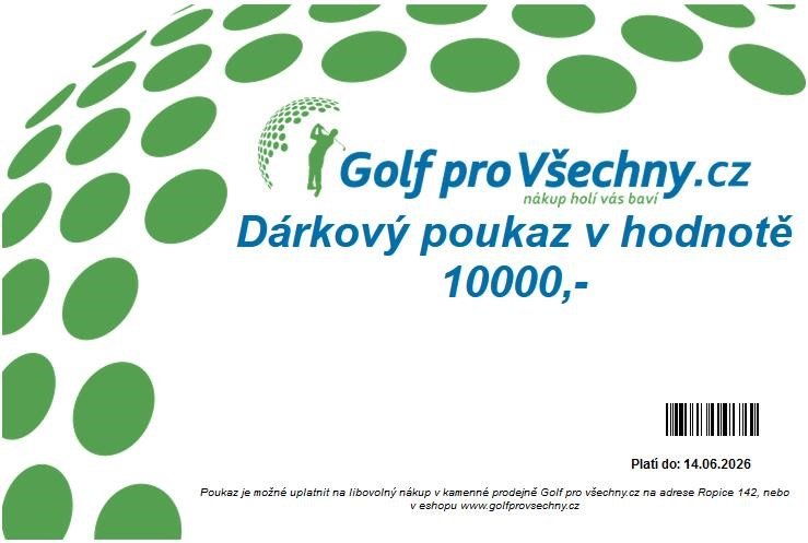 Dárkový poukaz v hodnotě 10000,-