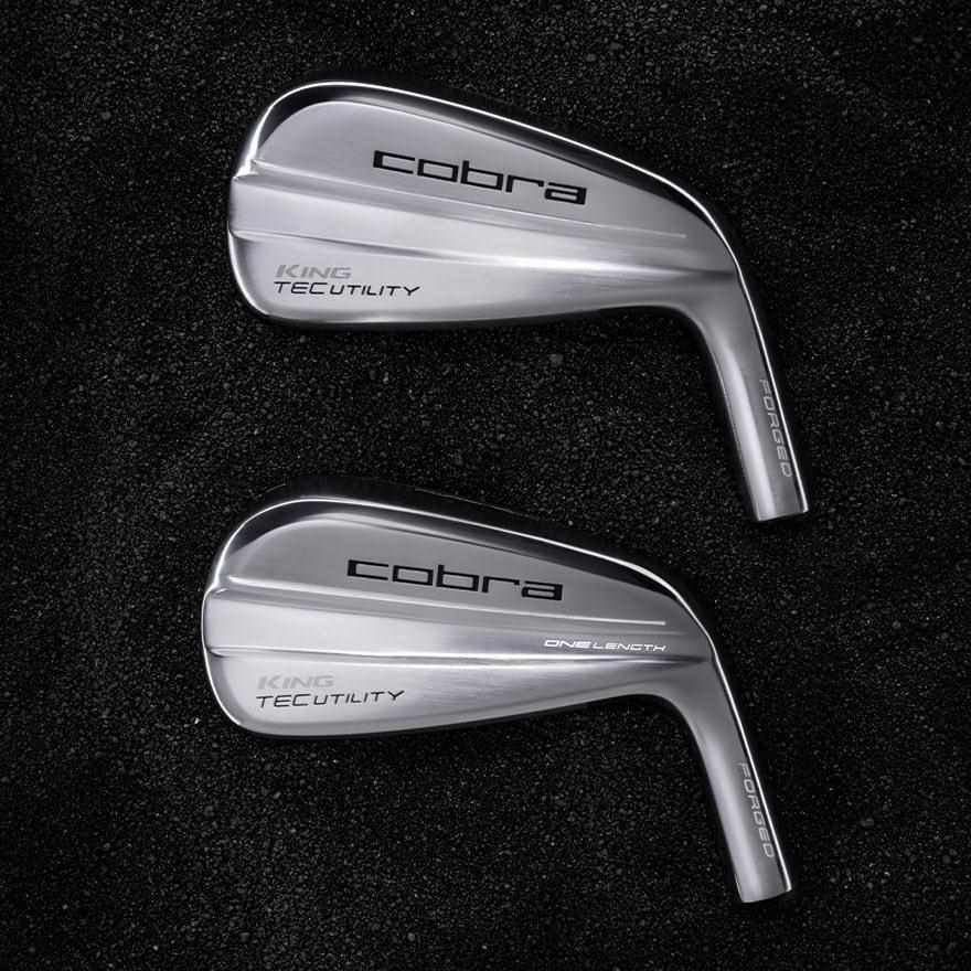 Cobra KING TEC ONE Length Silver Utility Herren Eisen, Graphit