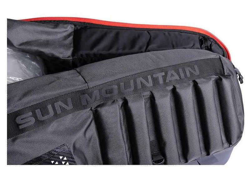 Sun Mountain Kube Travelcover, steel/black/rush red