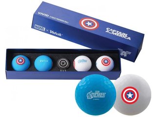 Volvik VIVID Marvel Cpt. America Geschenkset