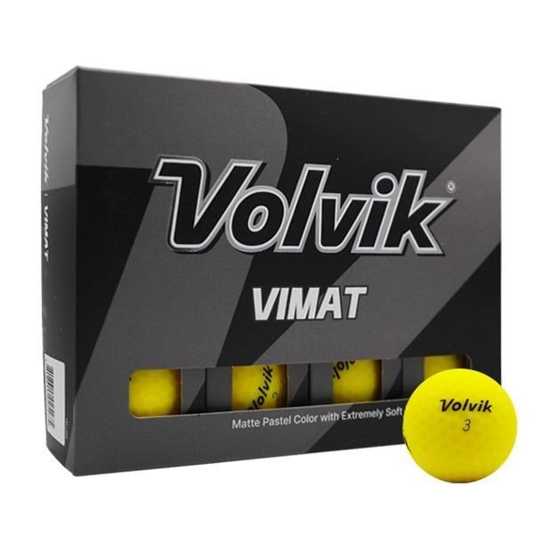 Volvik Vimat Golfbälle, gelb