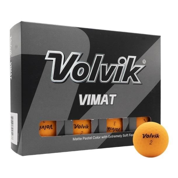 Volvik Vimat Golfbälle, orange,12 Stk.