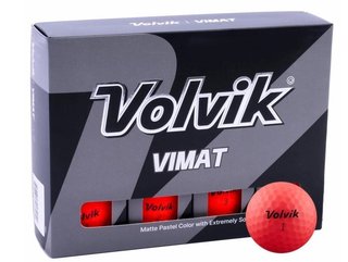 Volvik Vimat Golfbälle, rot, 12 Stk.