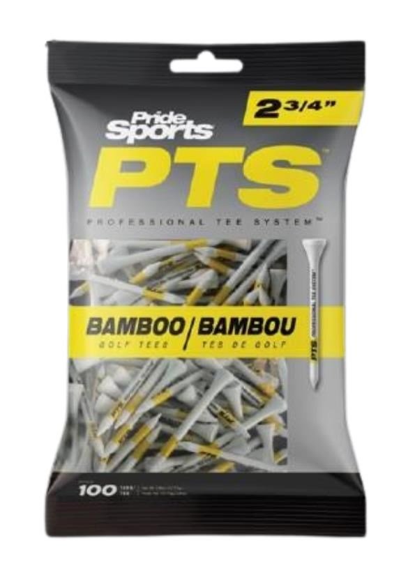 Pride Sports PTS Bamboo Tees 69 mm (2 3/4"), 100 Stück