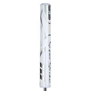 SuperStroke Zenergy Tour 3.0 putter grip, weiss/silber