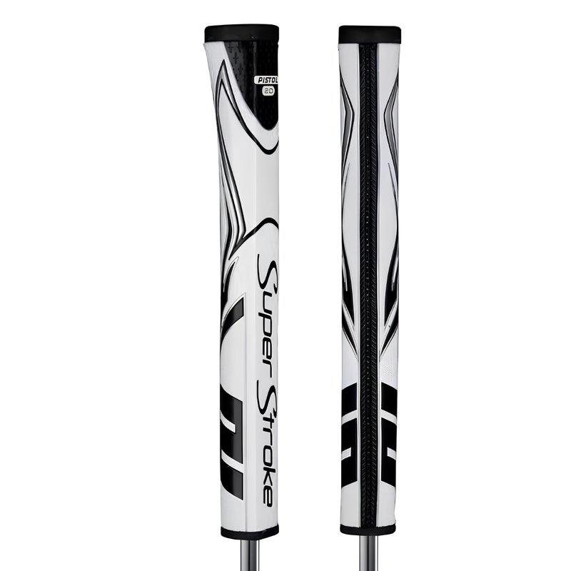 SuperStroke Zenergy Pistol GT 2.0 Putter Griff, weiss/schwarz