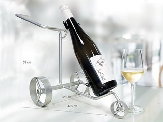 JuCad Miniatur Caddy - Weinflaschenhalter