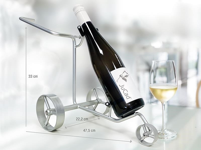 JuCad Miniatur Caddy - Weinflaschenhalter