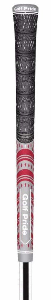 Golf Pride MCC Teams Grip (.60 RND), Midsize, Griff, grau/rot