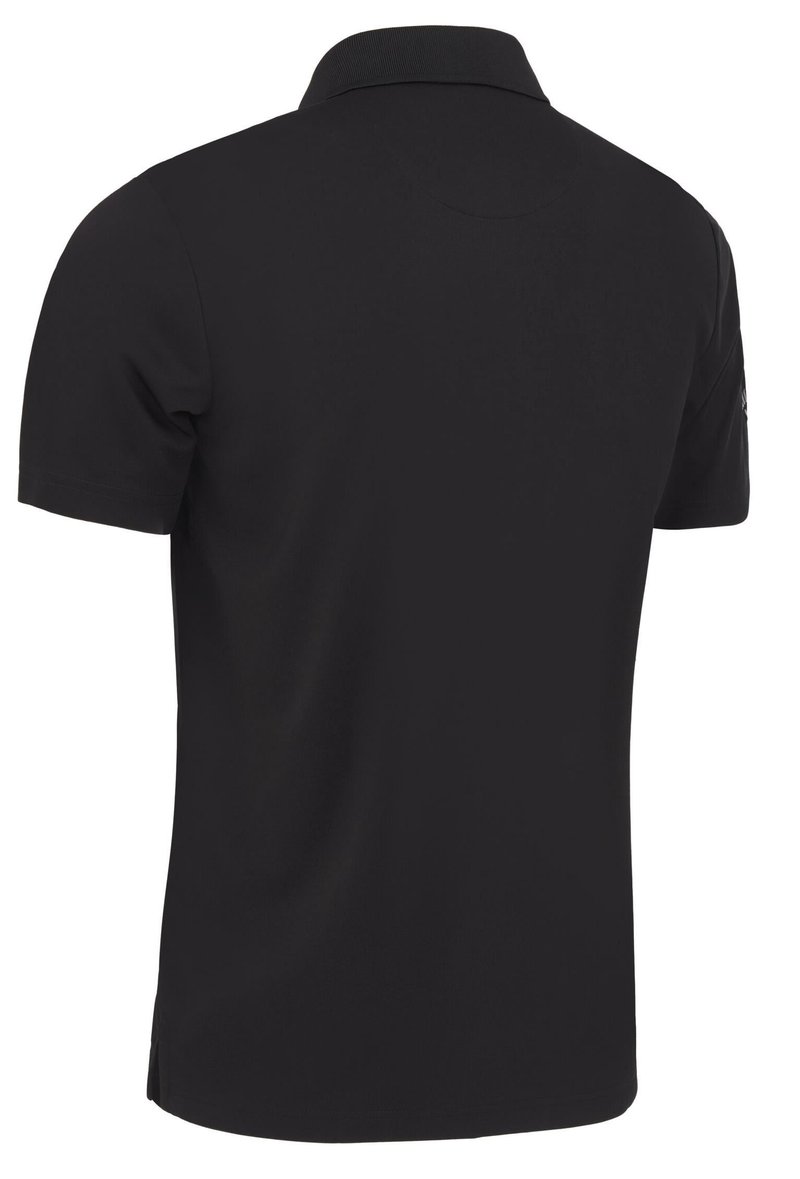 Callaway Tournament Chest Logo Herren Poloshirt, schwarz