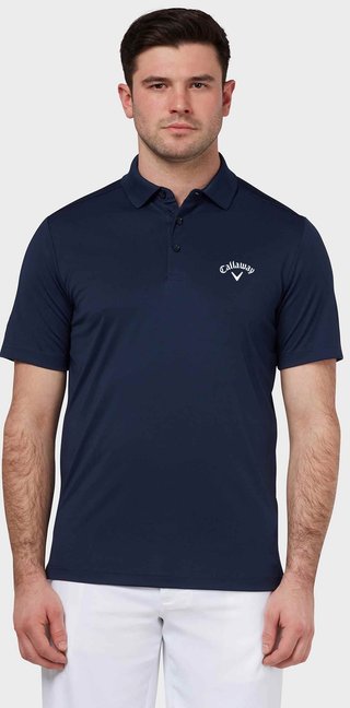Callaway Tournament Chest Logo Herren Poloshirt, dunkelblau