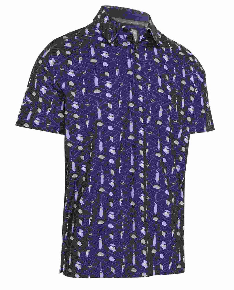 Callaway All Over Go Herren Poloshirt, dunkelblau