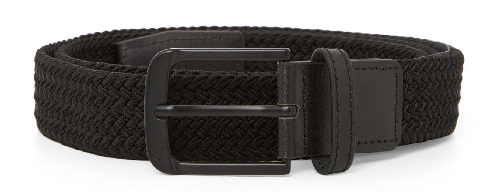 Callaway Braided Stretch Herren Gürtel, schwarz