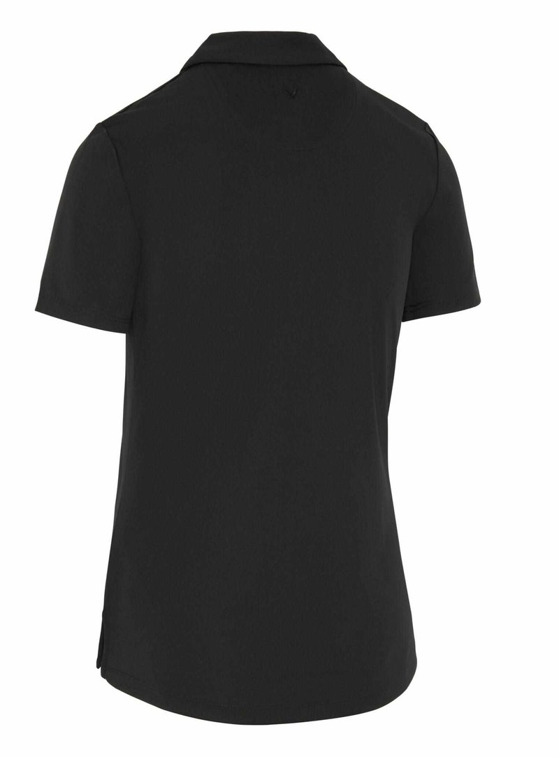 Callaway Tournament Damen Poloshirt, schwarz