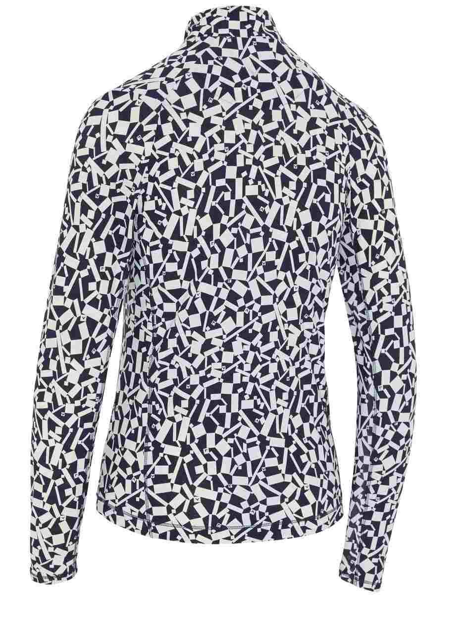 Callaway Two Tone Geo Damen Sweatshirt, dunkelblau