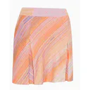 Callaway Striped Pleated 17" Golfrock, papaya