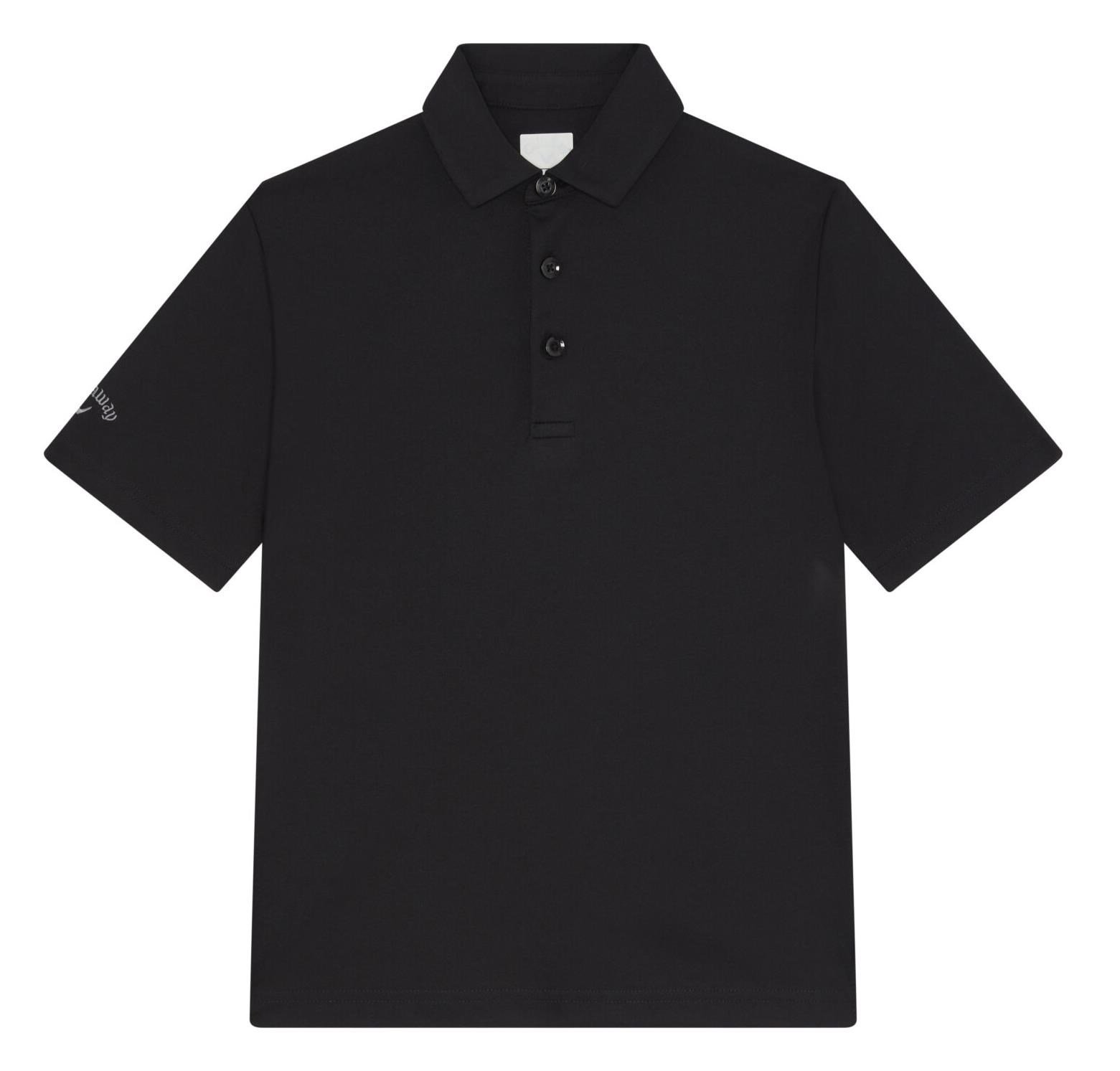 Callaway Unisex Solid Junior Poloshirt, schwarz