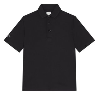 Callaway Unisex Solid Junior Poloshirt, schwarz