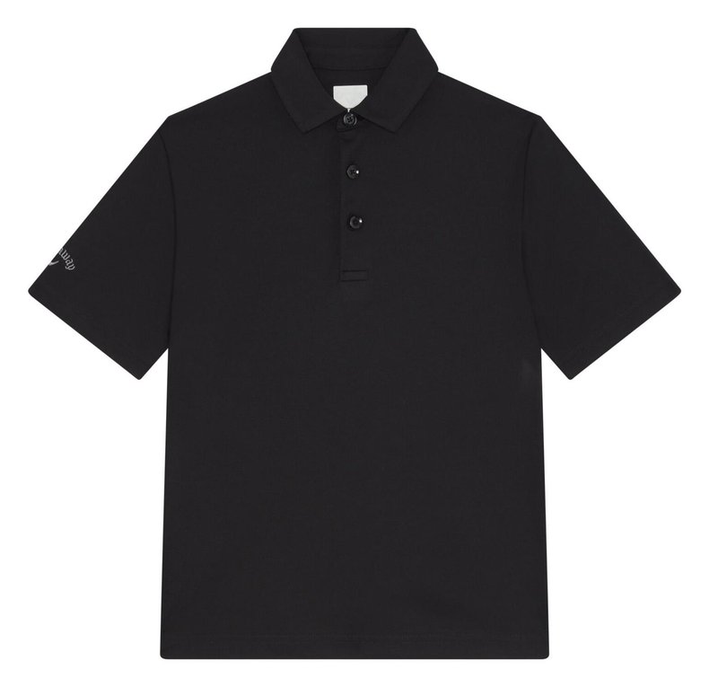 Callaway Unisex Solid Junior Poloshirt, schwarz