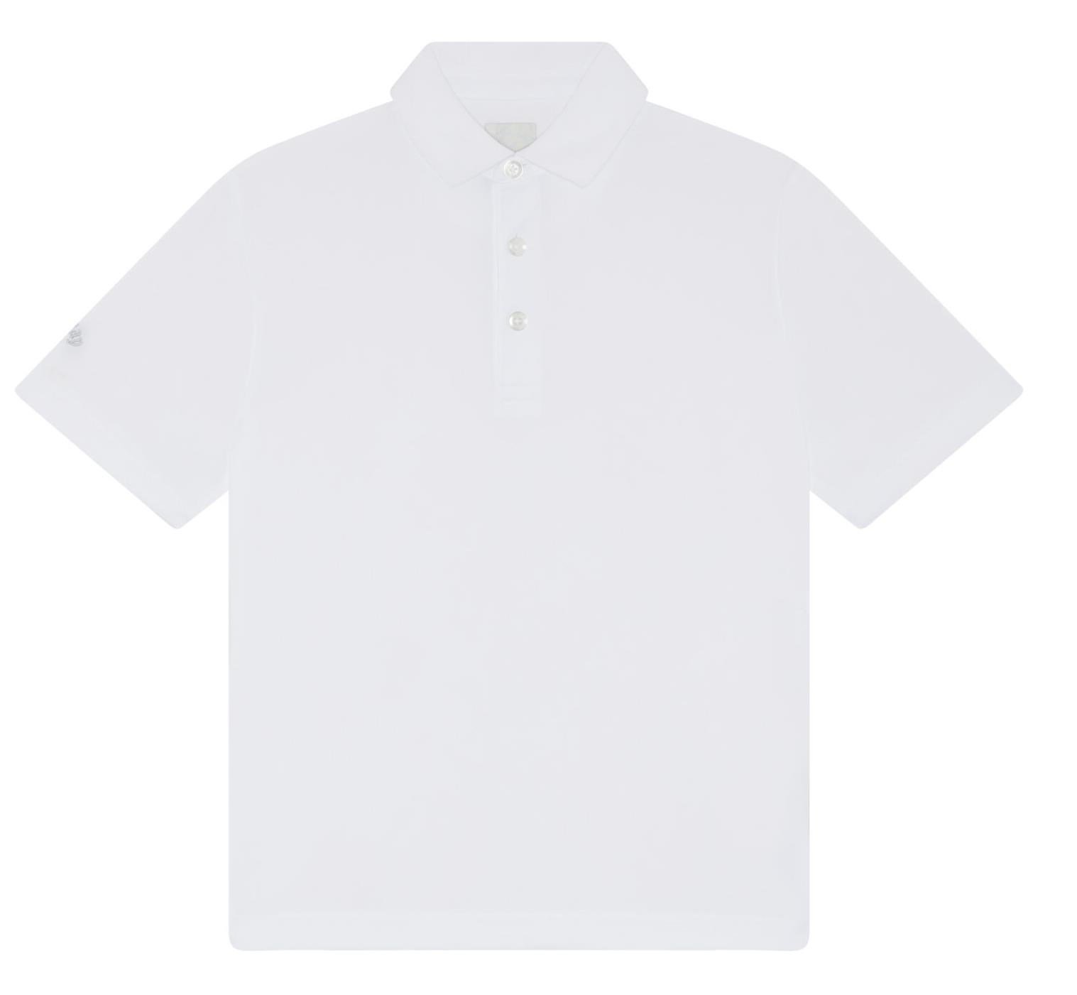 Callaway Unisex Solid Junior Poloshirt, weiss