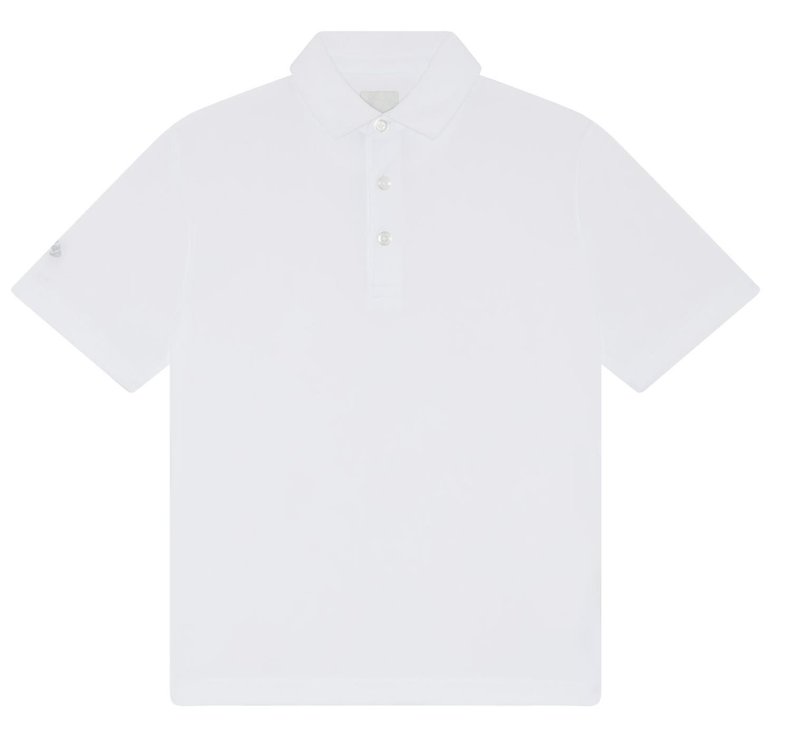 Callaway Unisex Solid Junior Poloshirt, weiss