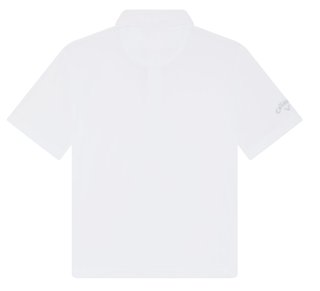 Callaway Unisex Solid Junior Poloshirt, weiss