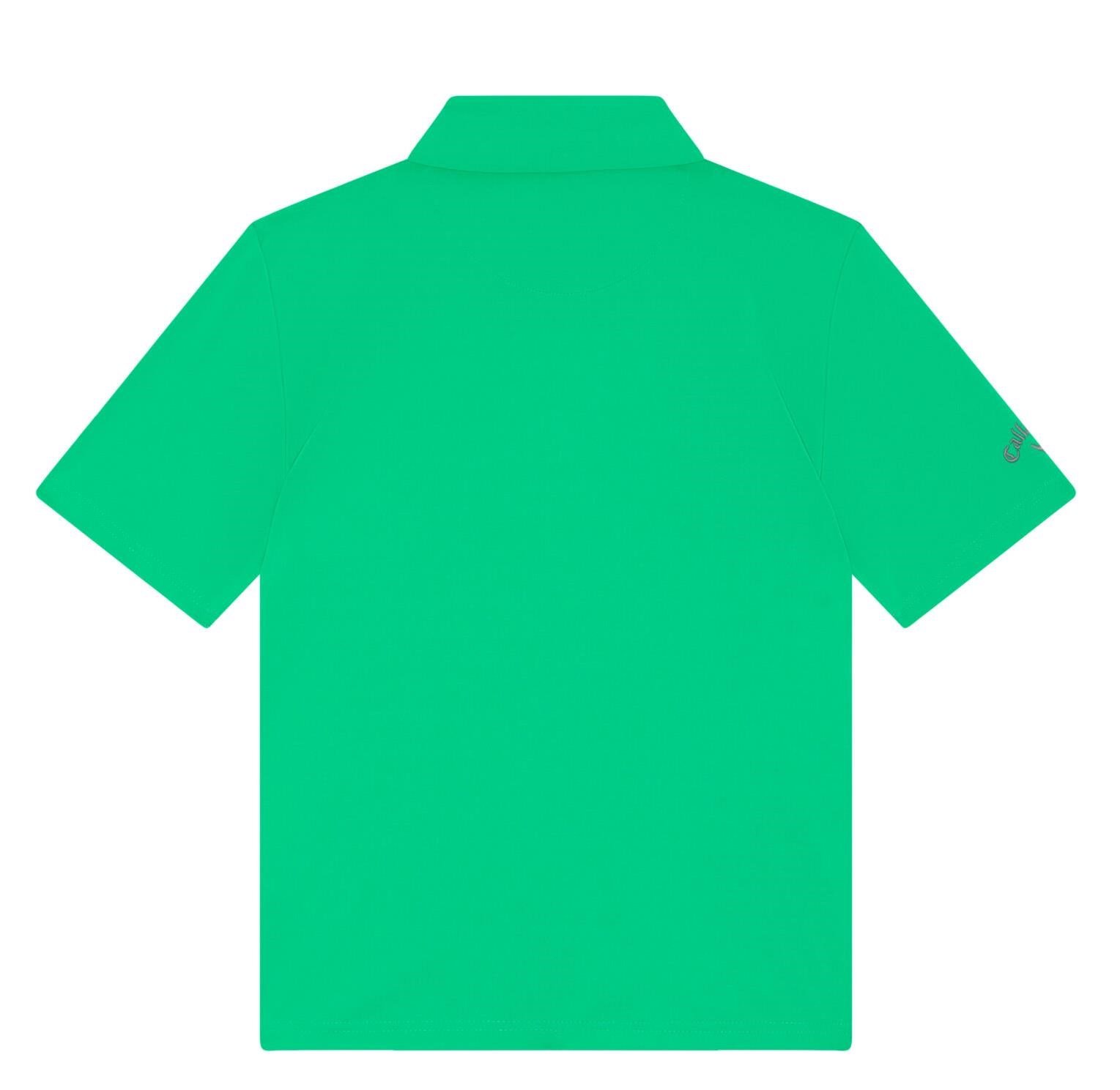 Callaway Unisex Solid Junior Poloshirt, grün
