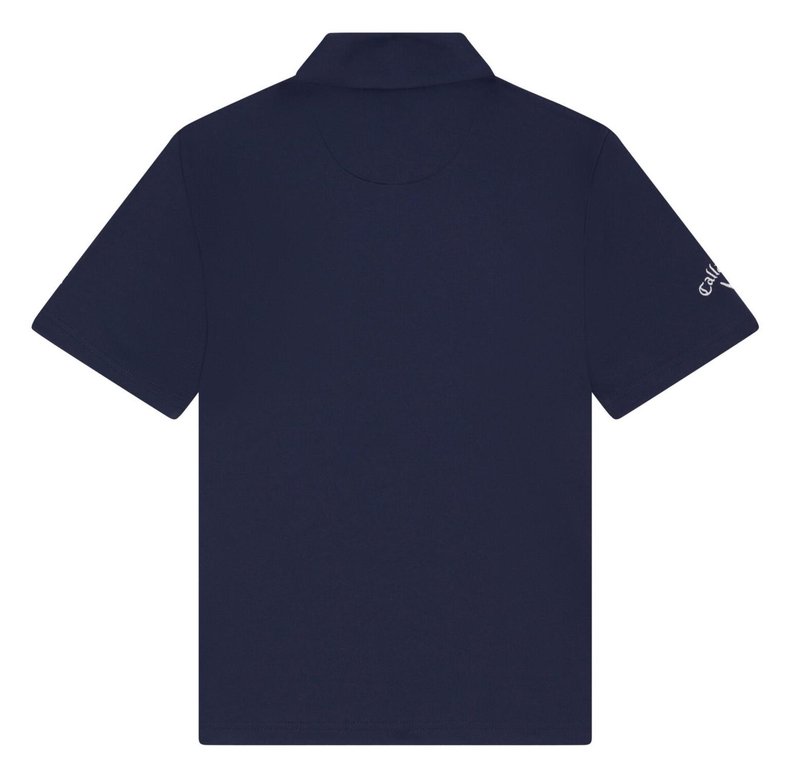 Callaway Unisex Solid Junior Poloshirt, dunkelblau