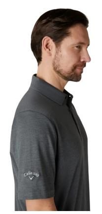 Callaway Premium Jacquard Herren Poloshirt, caviar